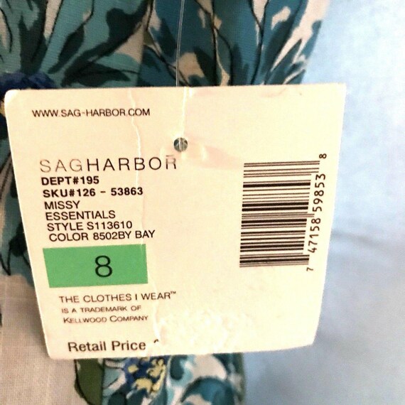 Sag Harbor New Vintage Deadstock Floral Linen But… - image 7