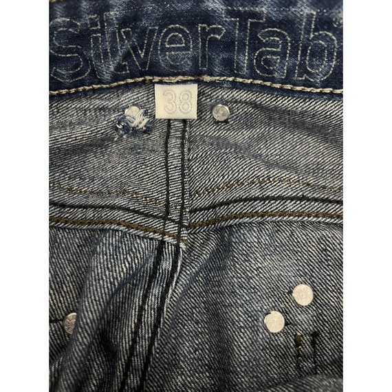 Levis SilverTab Mens Blue Distressed Relaxed Deni… - image 6