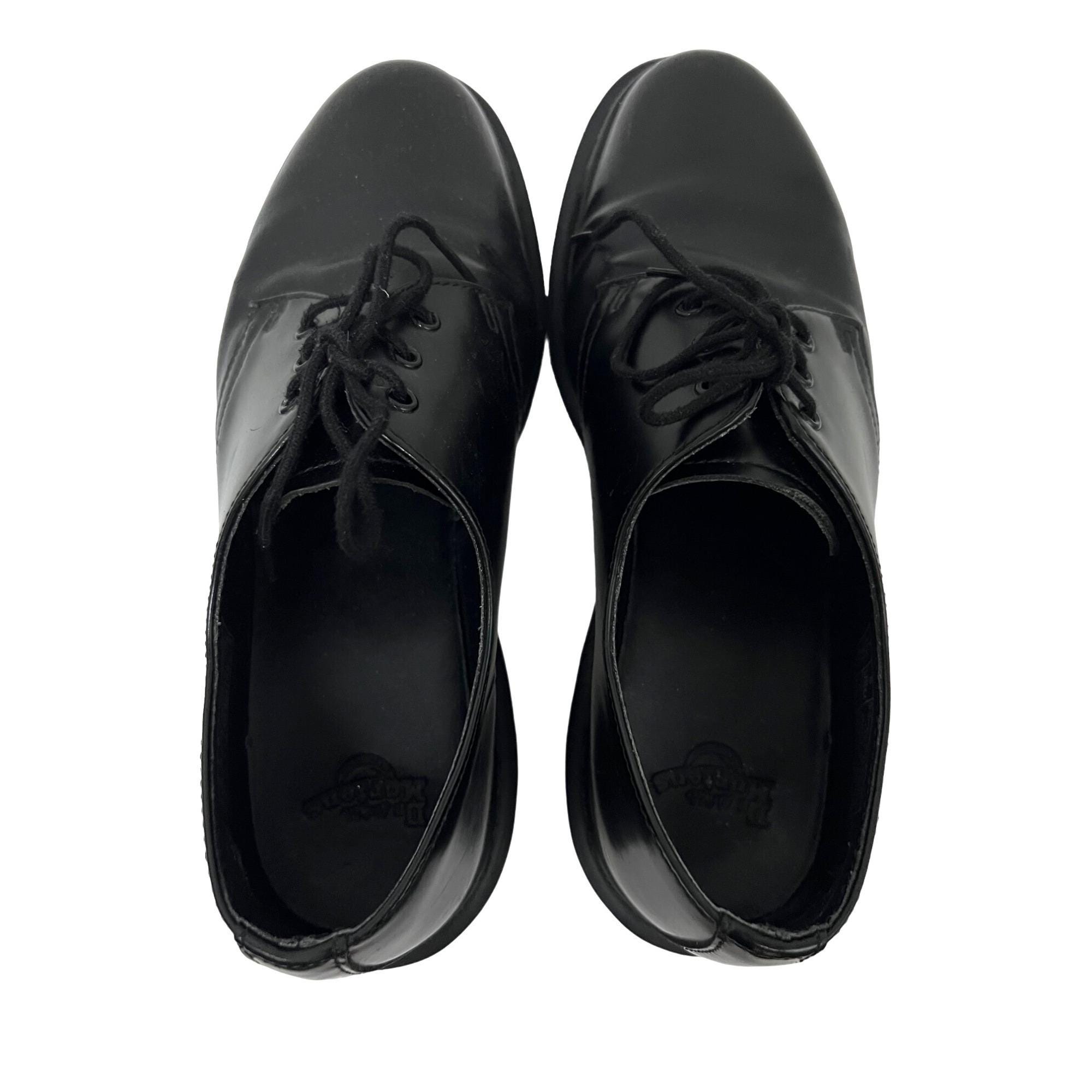 Dr. Martens Mono Black Nappa Leather Mens Oxford Shoes US 8  display picture 1