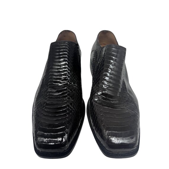 Giorgio Brutini Mens Exotic Black Snake Skin Dress Shoes  display picture 1