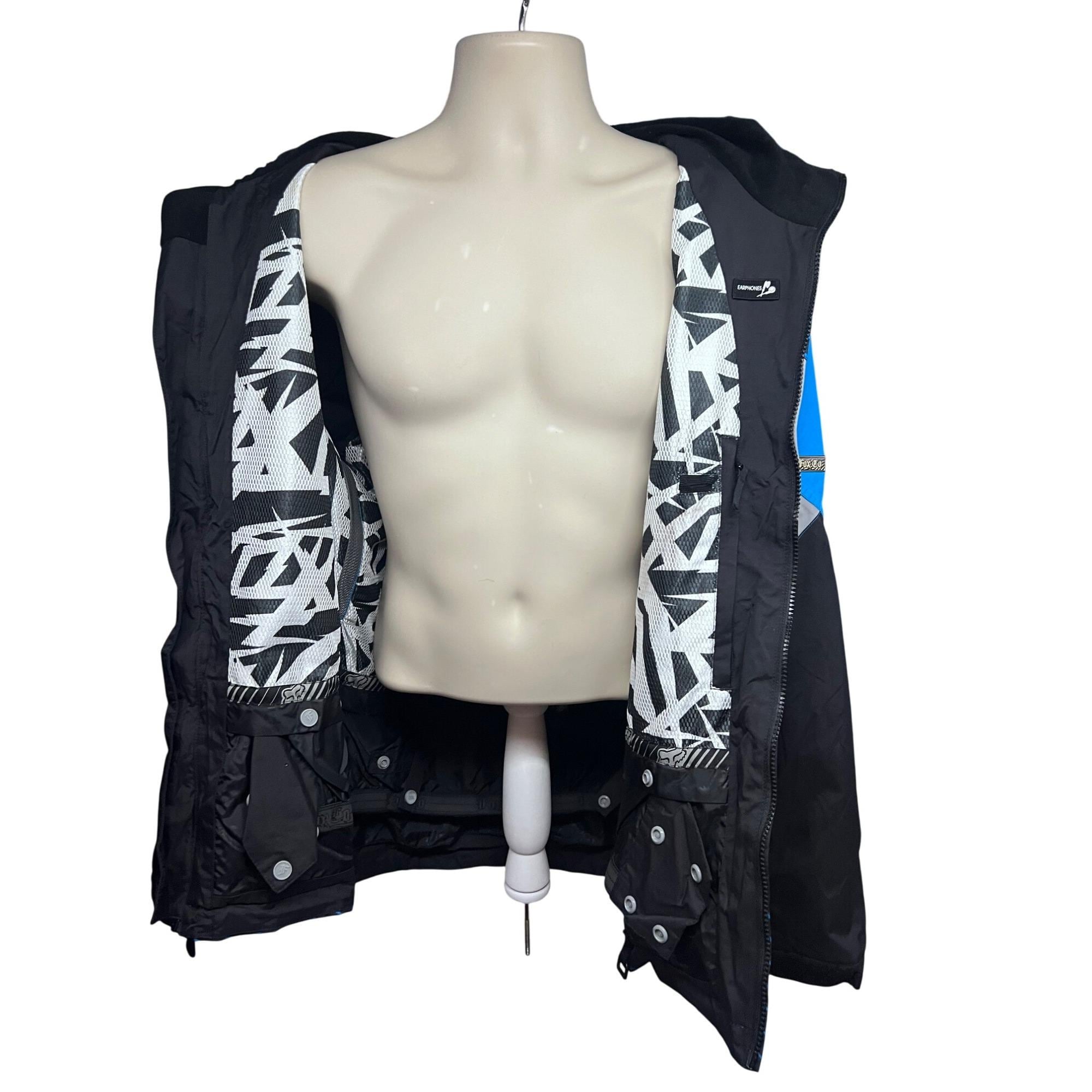 Fox Racing Tech FX 2 Series Snowboard Ski Zip up Hooded Softshell