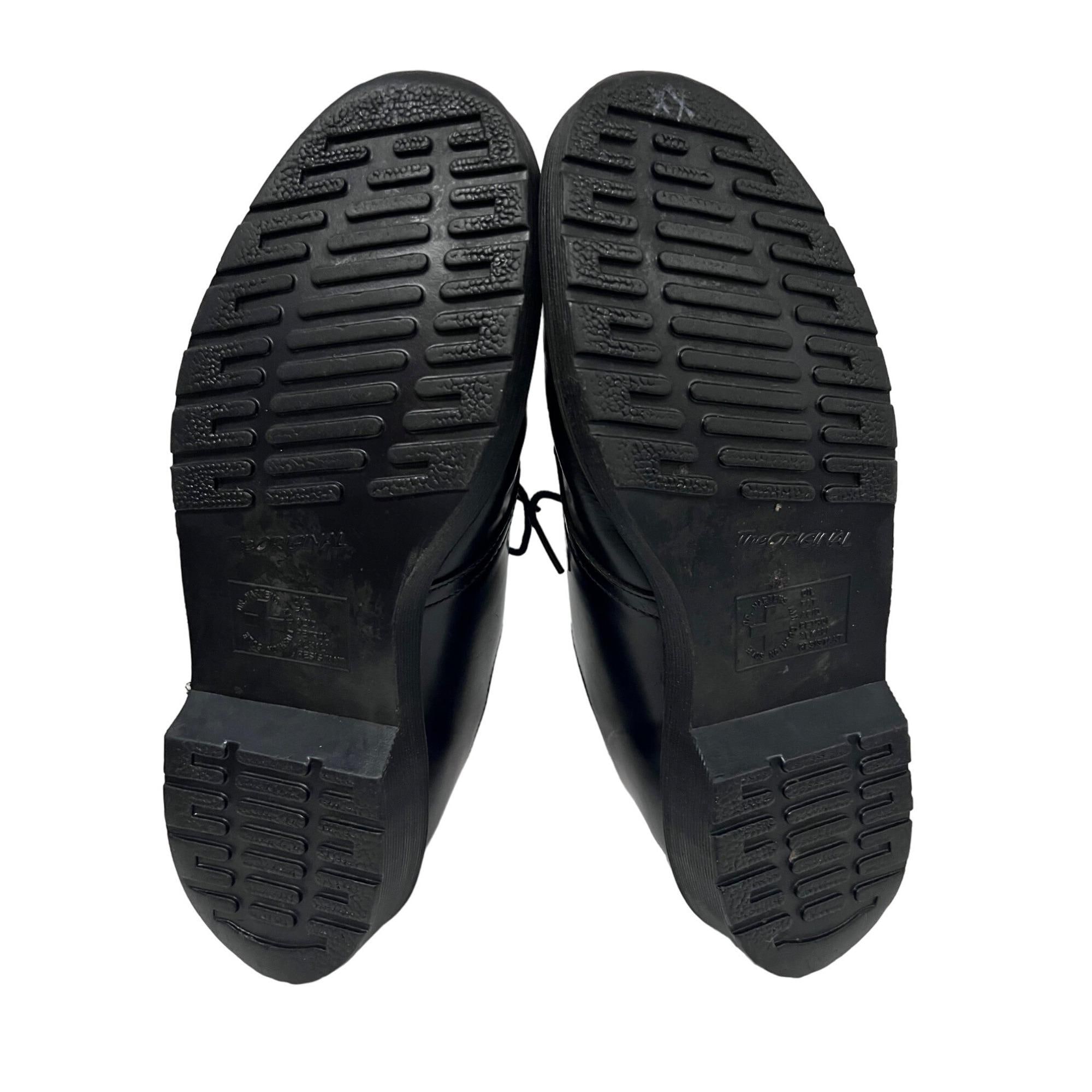 Dr. Martens Mens Mono Black Nappa Leather Oxford Shoes Lace Up US 8 Cushioned Dr Martens 1461 Classic Black Nappa Lace Up Comfortable  main image 3