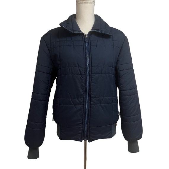 Ossi スキーウェア ヴィンテージ メンズ ネイビーブルー ジップ