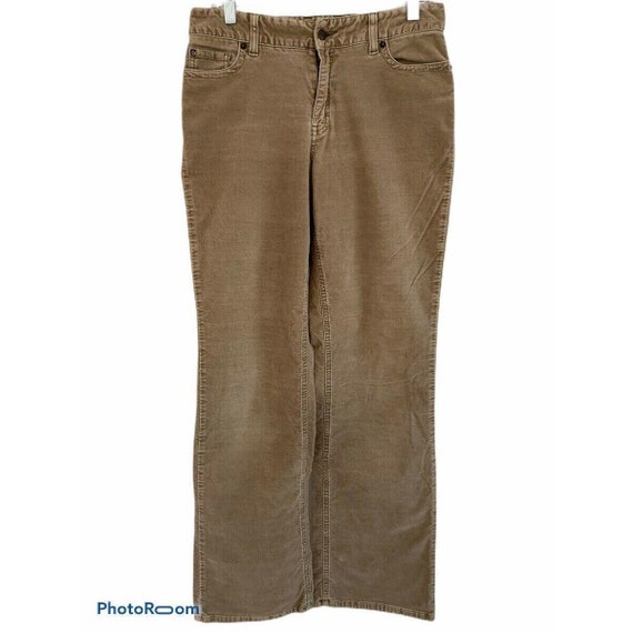 LL BEAN Corduroy Favorite Fit Camel Brown Straigh… - image 2