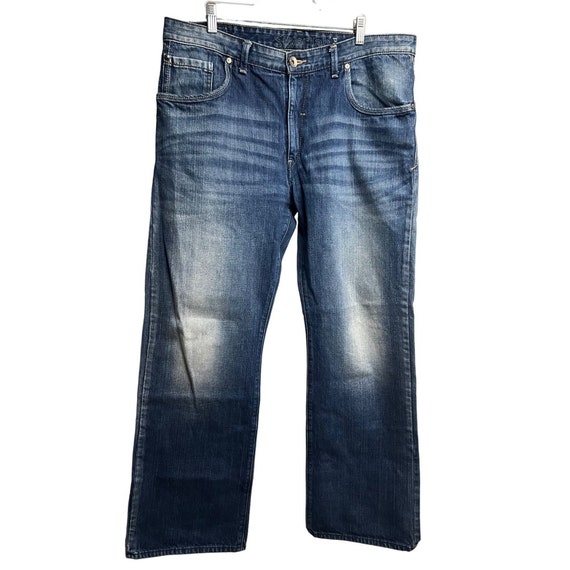 Levis SilverTab Mens Blue Distressed Relaxed Deni… - image 1