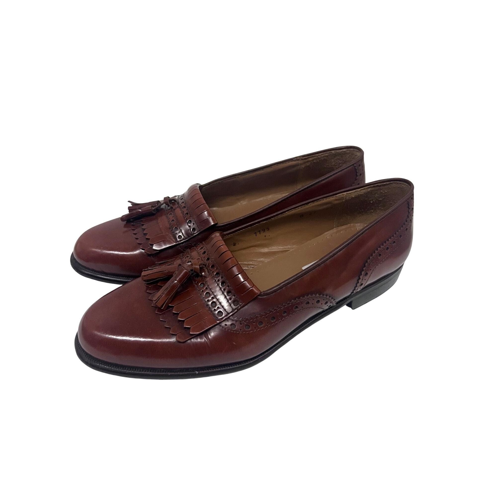 Vintage 90s Mario Bruni Burgundy Leather Tassel Loafer mario bruni shoes products for sale | eBay main image 4