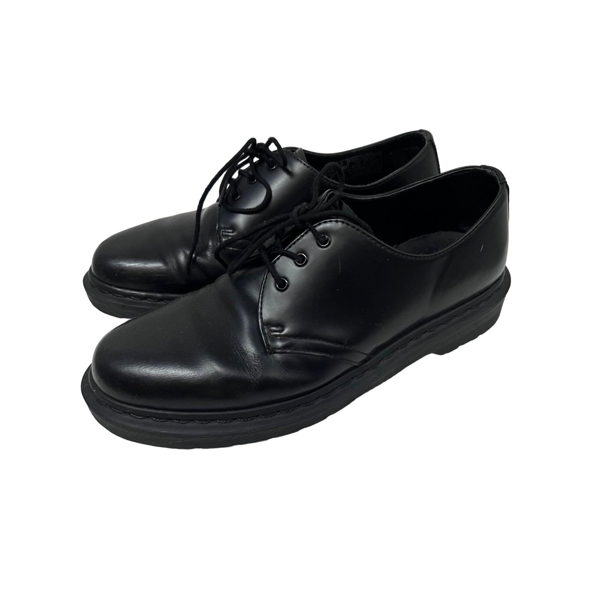 Dr. Martens Mono Black Nappa Leather Mens Oxford Shoes US 8  display picture 2