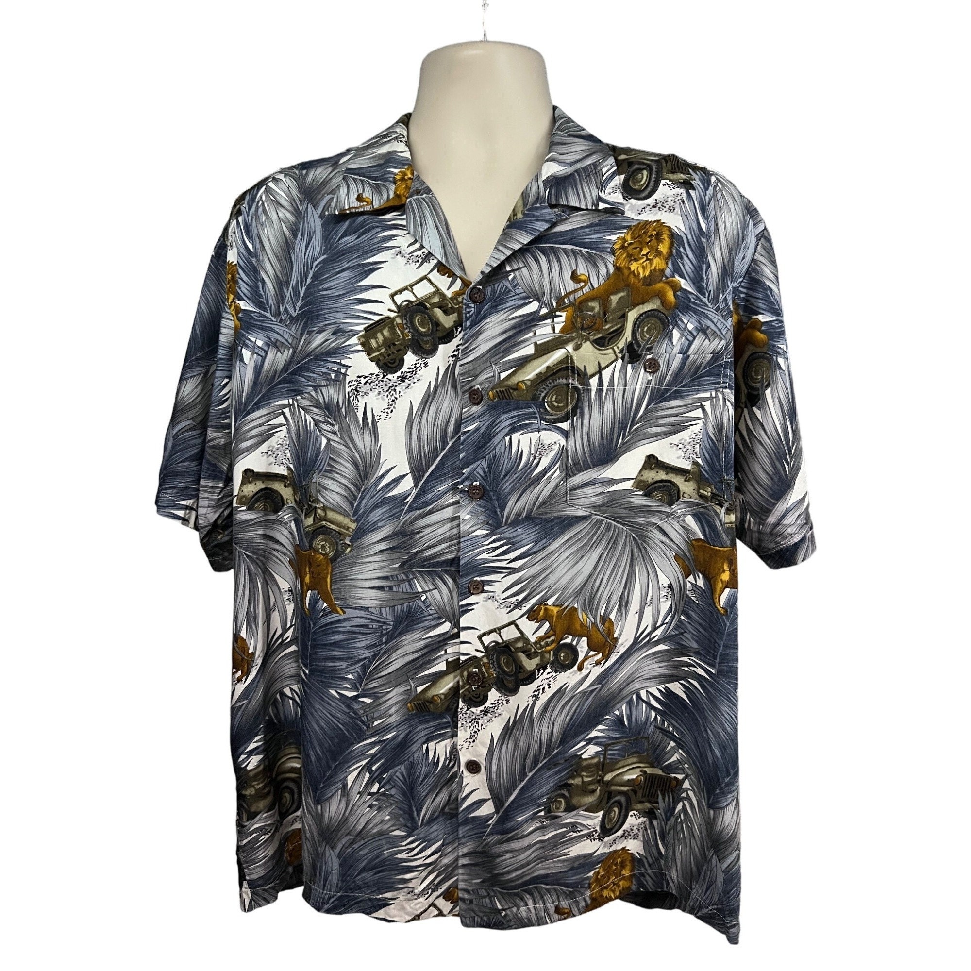 Honolulu Shirt Tori Richard Hawaiian Shirt 2XL XXL Made In Hawaii