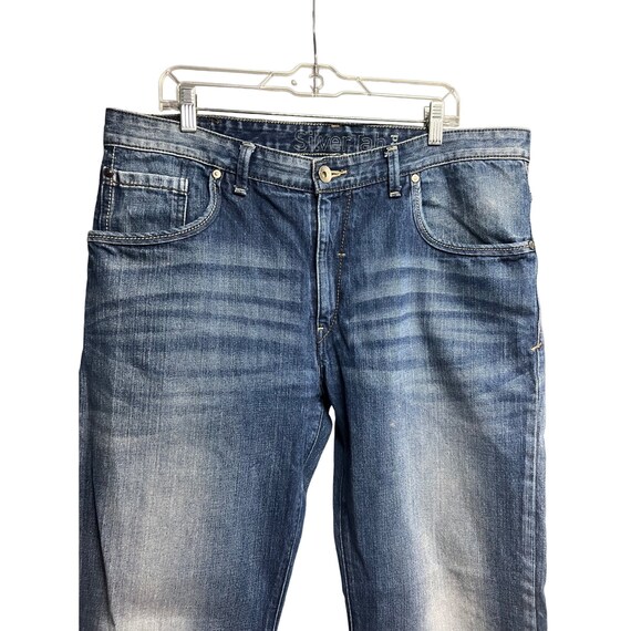 Levis SilverTab Mens Blue Distressed Relaxed Deni… - image 3