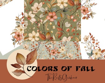 Digital kit Colors of Fall, downloable kit, Fall, Autumn, Junk Journal