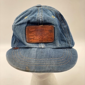 帽子 VINTAGE 70s Levi's denim hat orange tab Vintage 70s Orange Tab Levi Strauss & Co. Hat – Sandlot Vintage