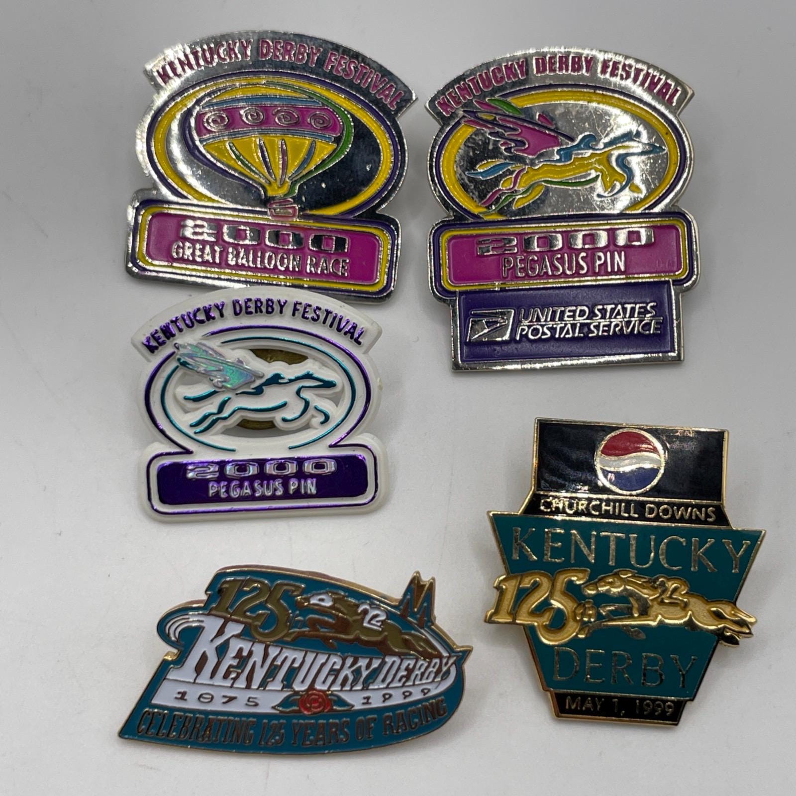 VTG 80年代～2020年ケンタッキーダービー競馬フェスティバルピンバッジ