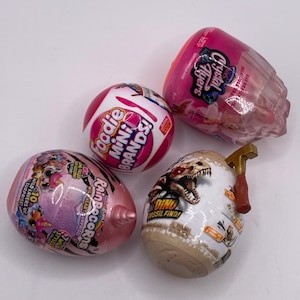 4 New Sealed Zuru Mini Brands Unopened Foodie Rainbocorns Crystal Flyers Robo