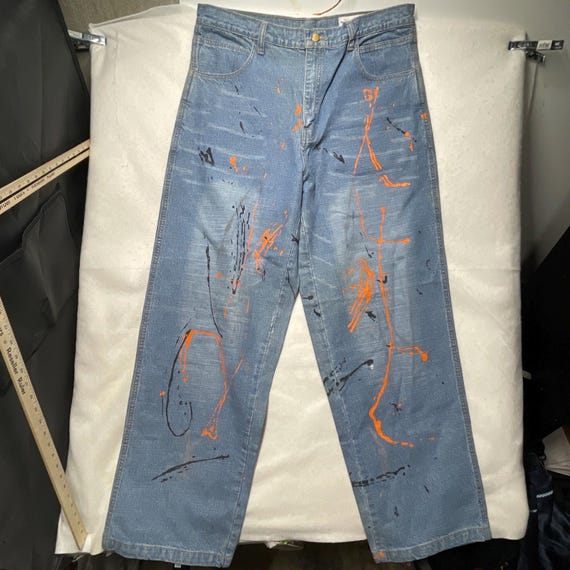 New VTG Miskeen Orginals Y2k Hip Hop Jeans Hippie Grunge Skater 36