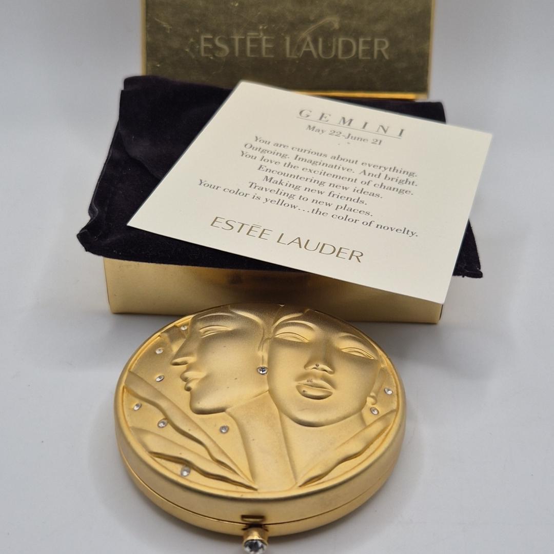 エスティローダー　ヴィンテージコンパクト エスティ ローダー / メタル コンパクト Winter Wonders Powder