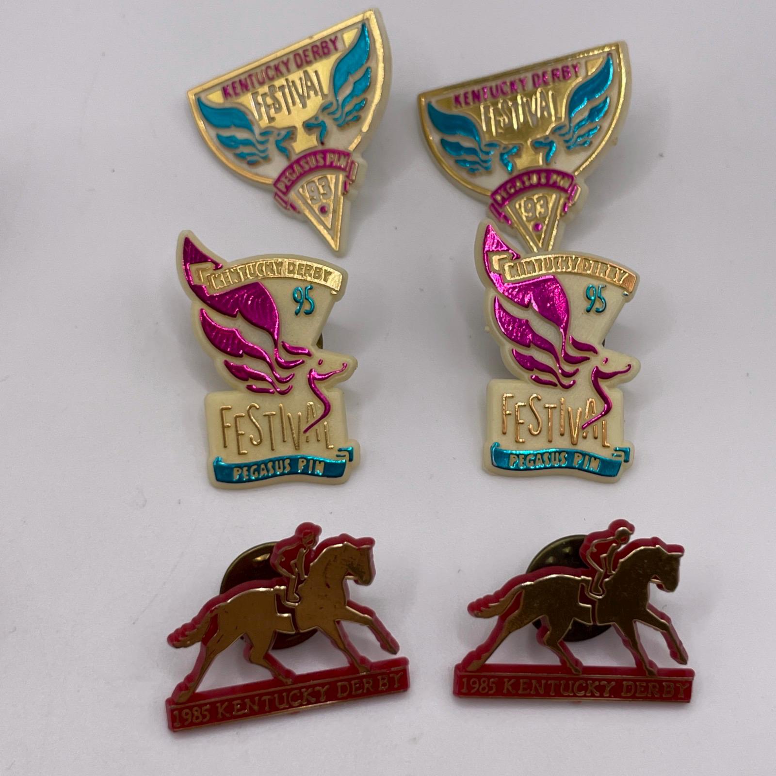 VTG 80年代～2020年ケンタッキーダービー競馬フェスティバルピンバッジ