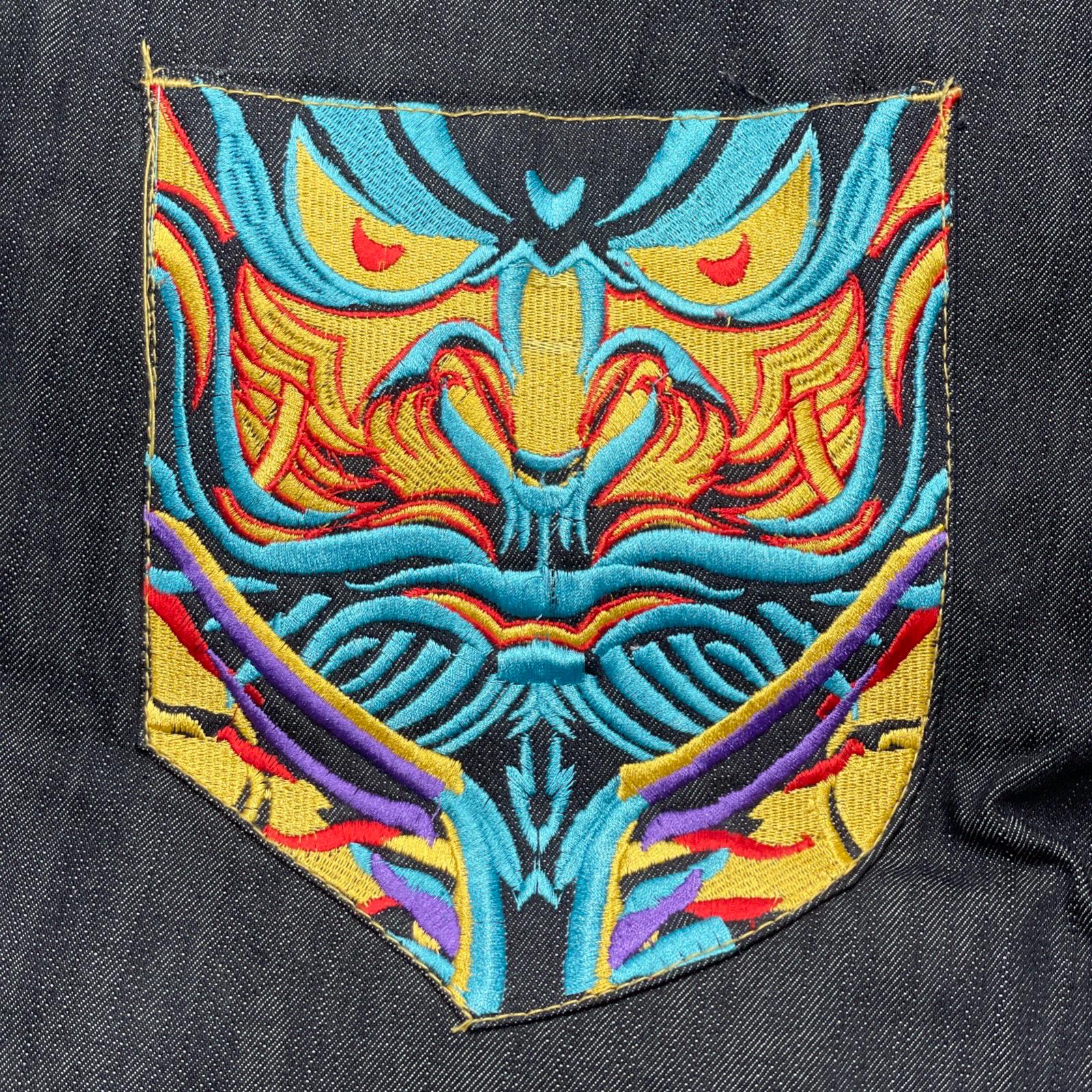 New NWT VTG Coogi Jeans Sz 40 Y2k Baggy Embroidered Dragon Hip Hop