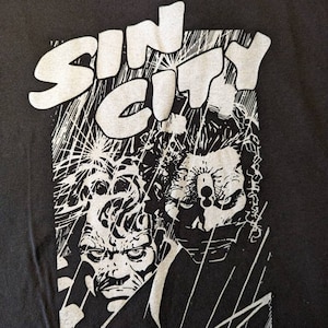 Sin City Frank Miller Shirt Tank Top Sweatshirt Hoodie Unisex Vintage Screen Printed Gift