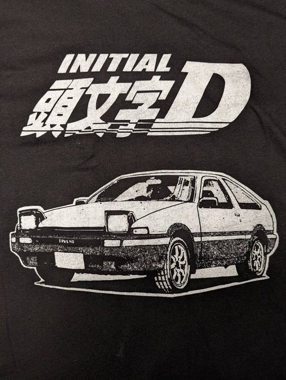 Initial D #2-Running In The 90s Dark Ver. T Shirt 100% Cotton