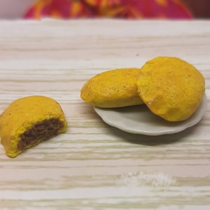 Dollhouse handmade empanadas, set of 3