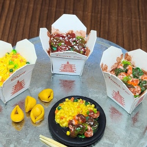Chinese food set II, 1:6 scale