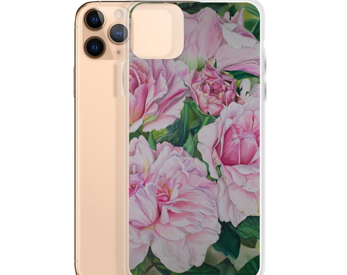 iPhone Case - Floral watercolor painting on phone case