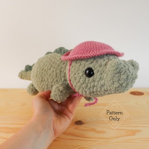 PATTERN/INSTRUCTIONS Crocodile, Amigurumi Pattern, Crocodile Pattern, Crocodile Crochet Pattern, Animal pattern, PDF Crochet Pattern