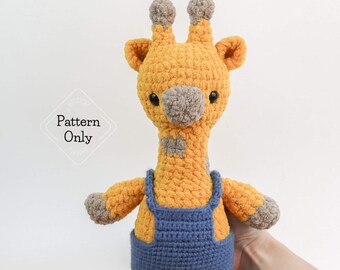 PATTERN/INSTRUCTIONS Giraffe, Amigurumi Giraffe Pattern, Giraffe Pattern, Crochet Giraffe Pattern, PDF Crochet Pattern