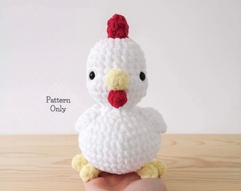 PATTERN/INSTRUCTIONS Chicken, Crochet Chicken, Easter Crochet Pattern, Chicken Crochet Pattern, PDF Crochet Pattern, Amigurumi