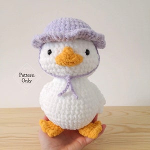 PATTERN/INSTRUCTIONS Duck, Amigurumi Pattern, Duck Pattern, Crochet Duck Pattern, Animal pattern, Amigurumi, PDF Crochet Pattern