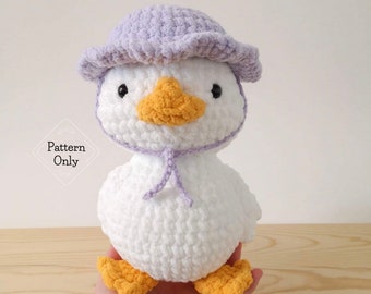 MUSTER/ANLEITUNG Ente, Amigurumi Muster, Enten Muster, Enten Häkelmuster, Tier Muster, Amigurumi, PDF Häkelanleitung