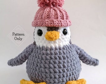 PATTERN/INSTRUCTIONS Penguin, Amigurumi Pattern, Penguin Pattern, Crochet Penguin Pattern, Animal pattern, Amigurumi, PDF Crochet Pattern