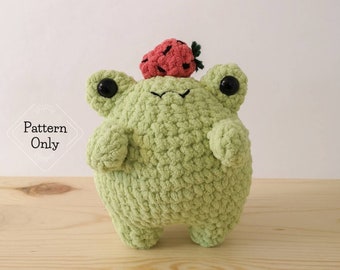 PATTERN/INSTRUCTIONS Frog, Amigurumi Pattern, Frog Pattern, Crochet Frog Pattern, Animal pattern, Amigurumi, PDF Crochet Pattern