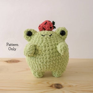 PATTERN/INSTRUCTIONS Frog, Amigurumi Pattern, Frog Pattern, Crochet Frog Pattern, Animal pattern, Amigurumi, PDF Crochet Pattern