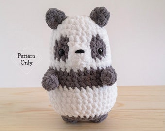 PATRÓN/INSTRUCCIONES Panda, Patrón Amigurumi, Patrón Panda, Patrón Panda Crochet, Patrón Animal, Amigurumi, Patrón Crochet PDF