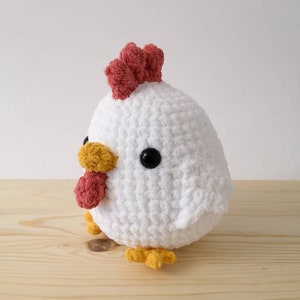 MUSTER/ANLEITUNG Huhn, Amigurumi Muster, Huhn Muster, Häkeltier Huhn Muster, Amigurumi, PDF Häkelanleitung Bild 4