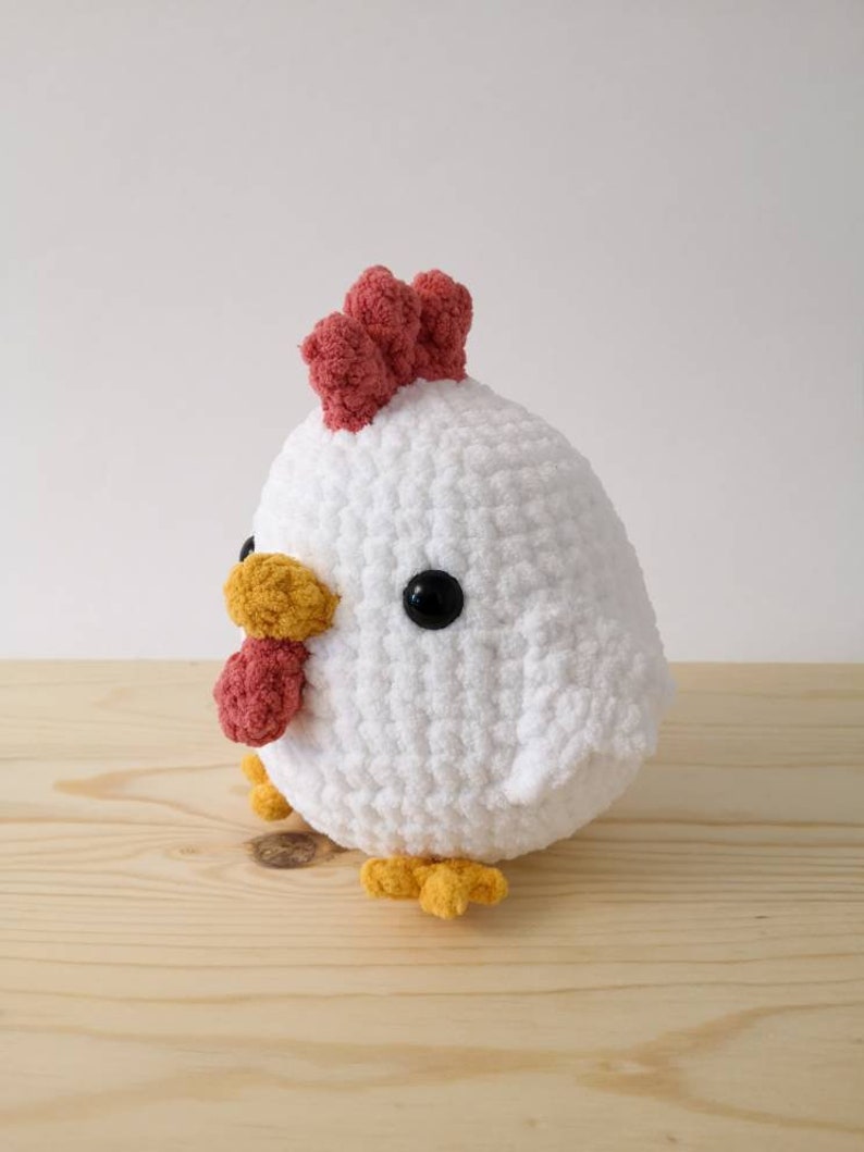 PATTERN/INSTRUCTIONS Chicken, Amigurumi Pattern, Chicken Pattern, Crochet Chicken Pattern, Animal pattern, Amigurumi, PDF Crochet Pattern image 4