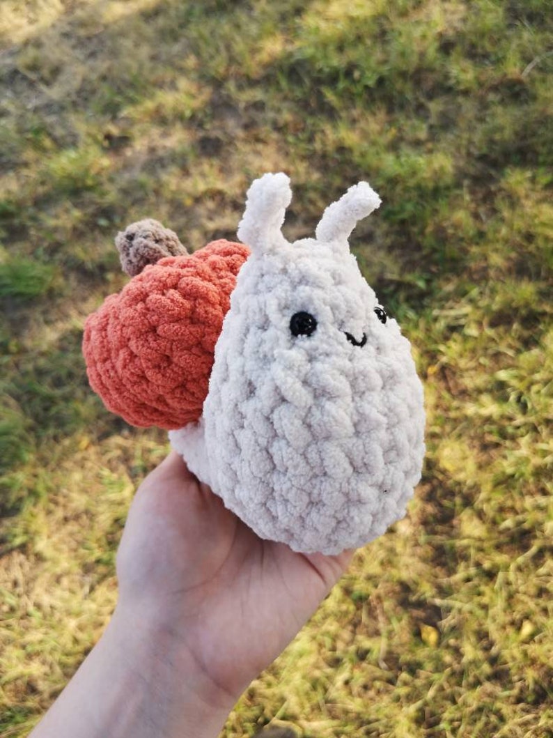 MUSTER/ANLEITUNG Schnecke, Amigurumi Anleitung, Halloween Anleitung, Häkelanleitung Schnecke, Kürbis Anleitung, PDF Häkelanleitung Bild 3