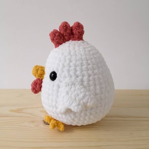 PATTERN/INSTRUCTIONS Chicken, Amigurumi Pattern, Chicken Pattern, Crochet Chicken Pattern, Animal pattern, Amigurumi, PDF Crochet Pattern image 6