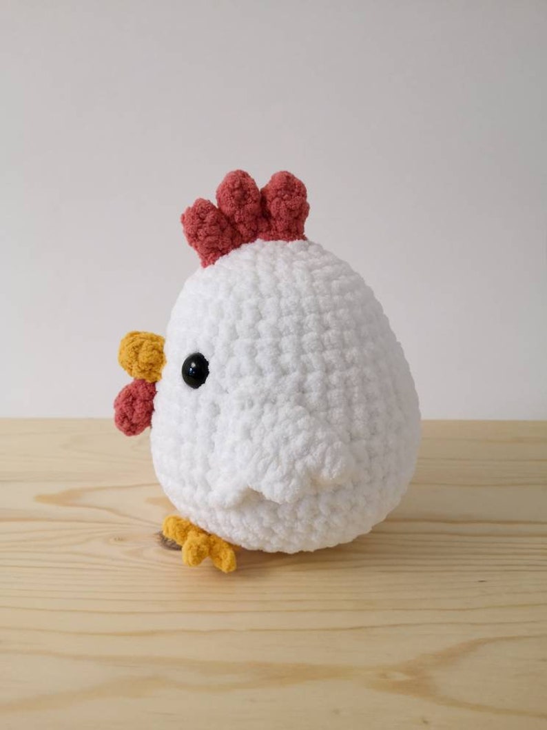 PATTERN/INSTRUCTIONS Chicken, Amigurumi Pattern, Chicken Pattern, Crochet Chicken Pattern, Animal pattern, Amigurumi, PDF Crochet Pattern image 6