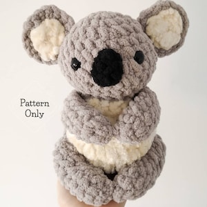 Kit Amigurumi crochet Koala gris 12 5 cm - La Poste