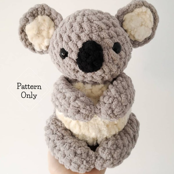 MODÈLE/INSTRUCTIONS Koala, motif koala au crochet, motif koala, koala au crochet, amigurumi, patron PDF au crochet, patron amigurumi, crochet