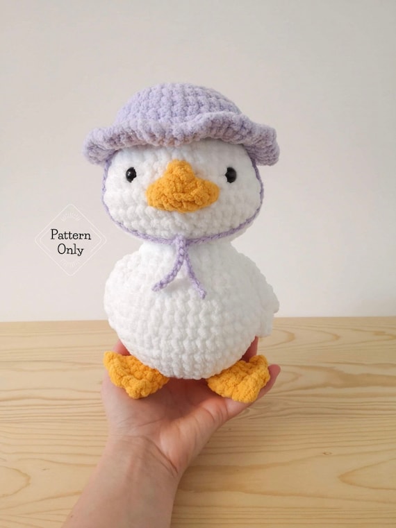 Kit de ganchillo de patito / Kit de bricolaje de patito de ganchillo Kit de  artesanía Amigurumi Kit Bird Duck Chick Pattern Eco Crochet Regalo de  Pascua para crocheter -  España