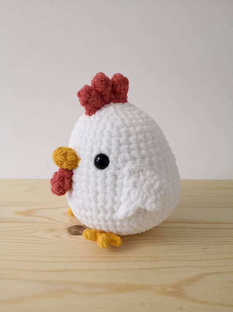 MUSTER/ANLEITUNG Huhn, Amigurumi Muster, Huhn Muster, Häkeltier Huhn Muster, Amigurumi, PDF Häkelanleitung Bild 5