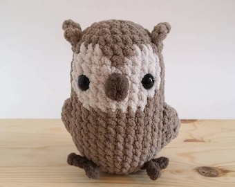 PATTERN/INSTRUCTIONS Owl, Amigurumi Pattern, Owl Pattern, Crochet Owl Pattern, Animal pattern, Amigurumi, PDF Crochet Pattern