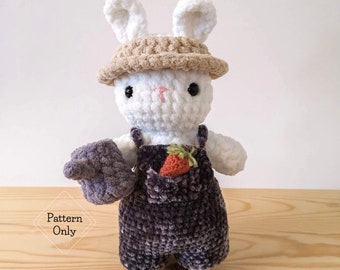 PATTERN/INSTRUCTIONS Bunny, Amigurumi Pattern, Bunny Pattern, Crochet Bunny Pattern, Animal pattern, Amigurumi, PDF Crochet Pattern