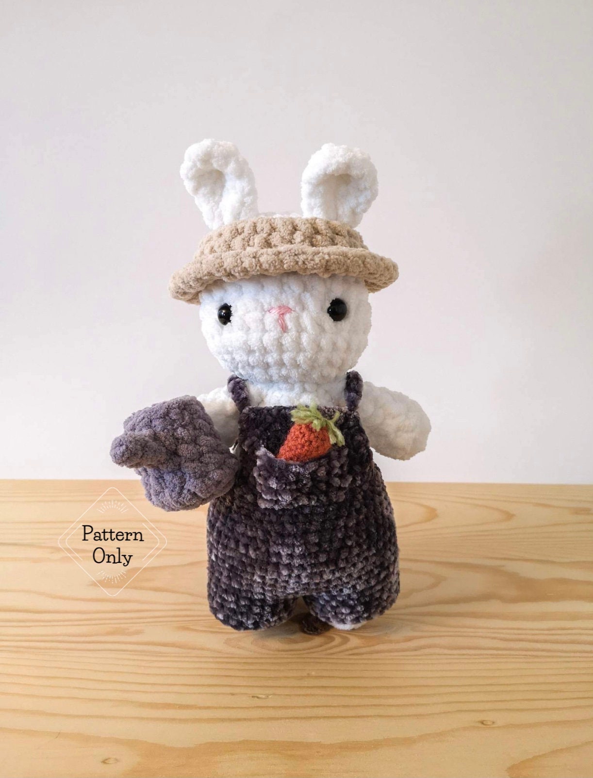 PATTERN/INSTRUCTIONS Bunny, Amigurumi Pattern, Bunny Pattern, Crochet Bunny Pattern, Animal pattern, Amigurumi, PDF Crochet Pattern