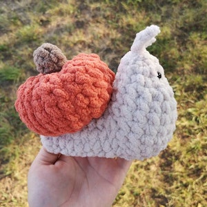 MUSTER/ANLEITUNG Schnecke, Amigurumi Anleitung, Halloween Anleitung, Häkelanleitung Schnecke, Kürbis Anleitung, PDF Häkelanleitung Bild 6