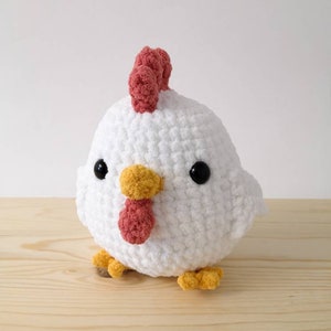 MUSTER/ANLEITUNG Huhn, Amigurumi Muster, Huhn Muster, Häkeltier Huhn Muster, Amigurumi, PDF Häkelanleitung Bild 2