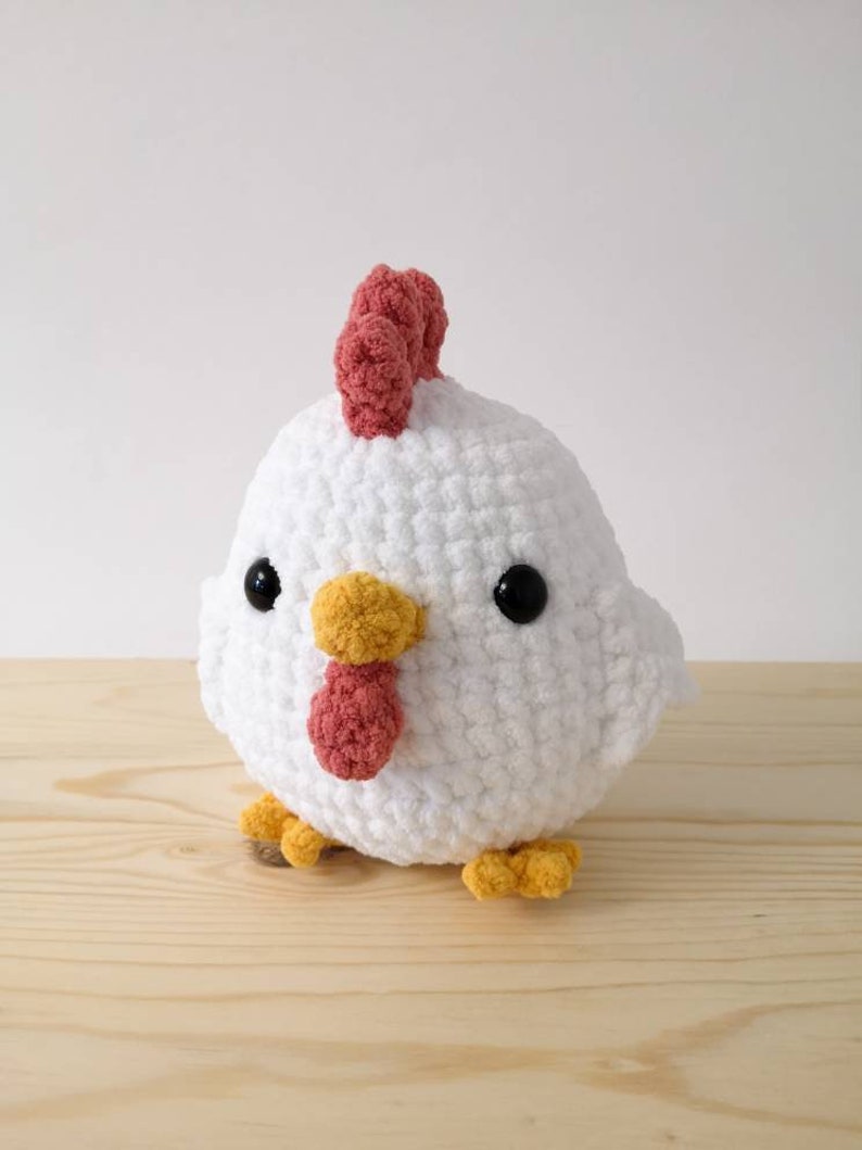 MUSTER/ANLEITUNG Huhn, Amigurumi Muster, Huhn Muster, Häkeltier Huhn Muster, Amigurumi, PDF Häkelanleitung Bild 2